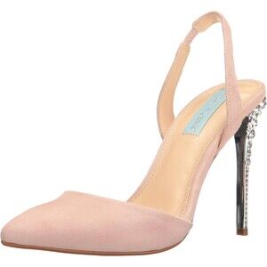 Blue by Betsey Johnson SB Leona Blush Heels 8.5